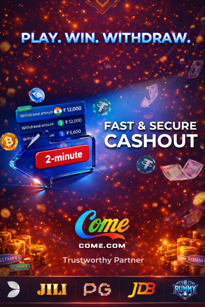 Come IPL gaming app preview highlighting matches, bonuses, and entertainment features.